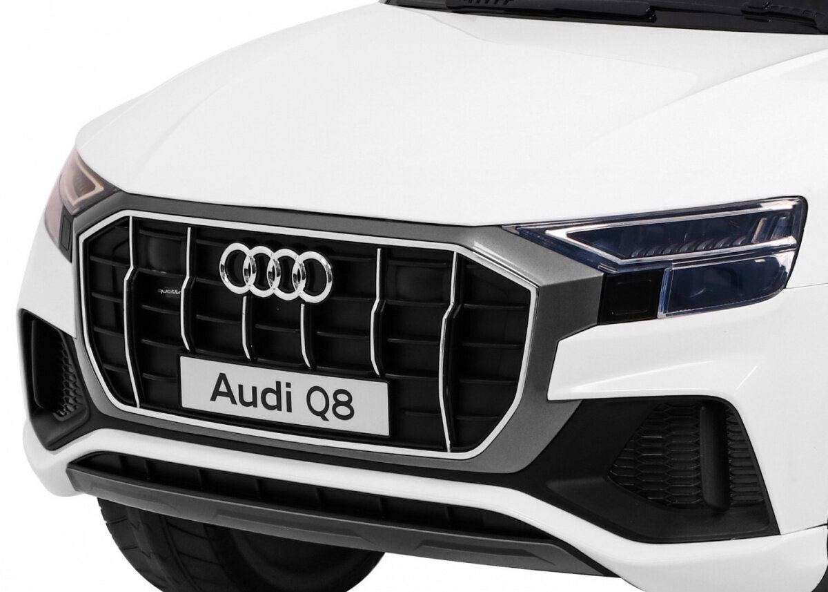 Audi Q8 LIFT sähköauto, valkoinen hinta ja tiedot | Lasten sähköautot | hobbyhall.fi