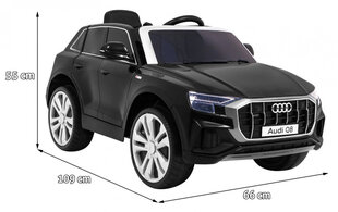 Audi Q8 LIFT sähköauto, musta hinta ja tiedot | Lasten sähköautot | hobbyhall.fi