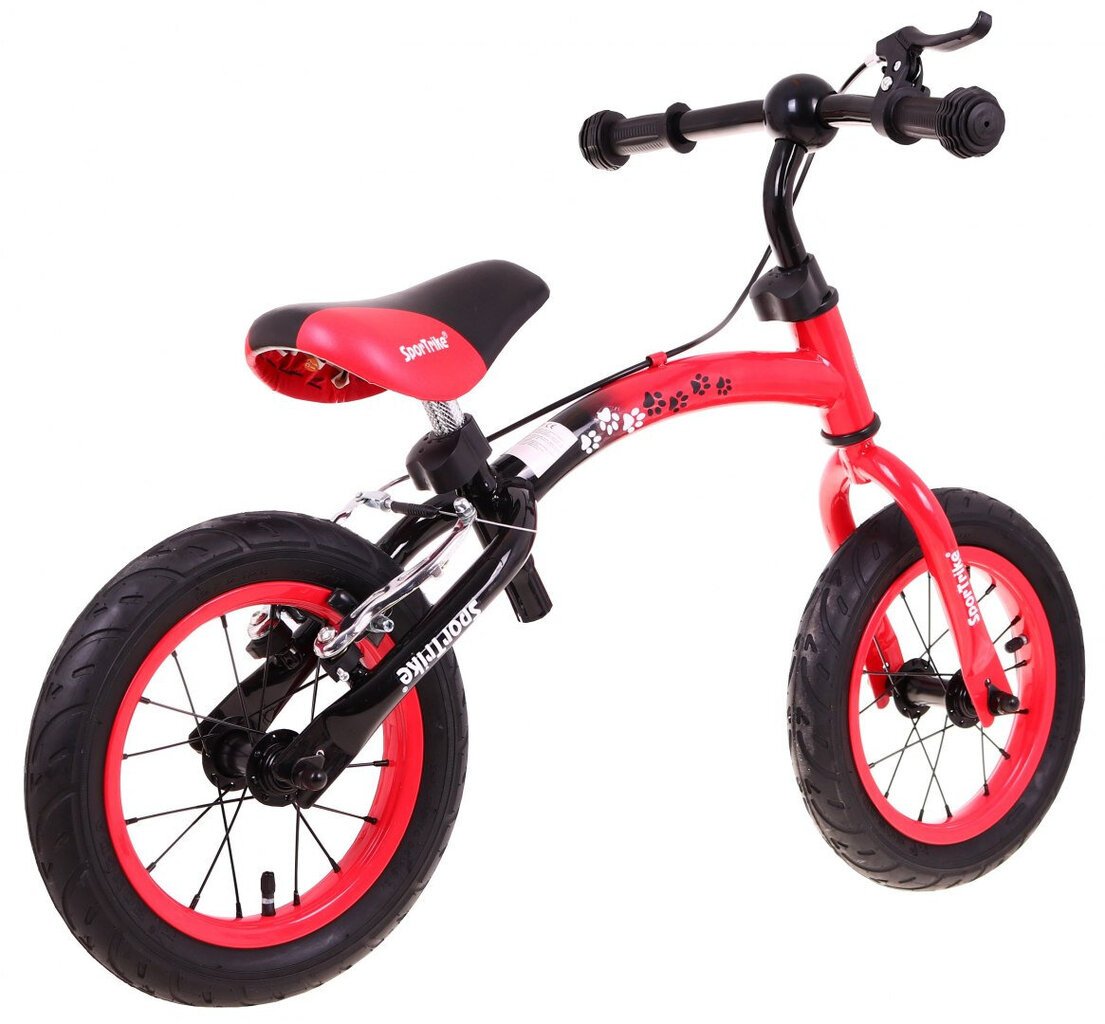 SporTrike Boomerang 10-12", punainen hinta ja tiedot | Potkupyörät | hobbyhall.fi