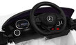 Mercedes Benz GT, sähköauto, valkoinen hinta ja tiedot | Lasten sähköautot | hobbyhall.fi