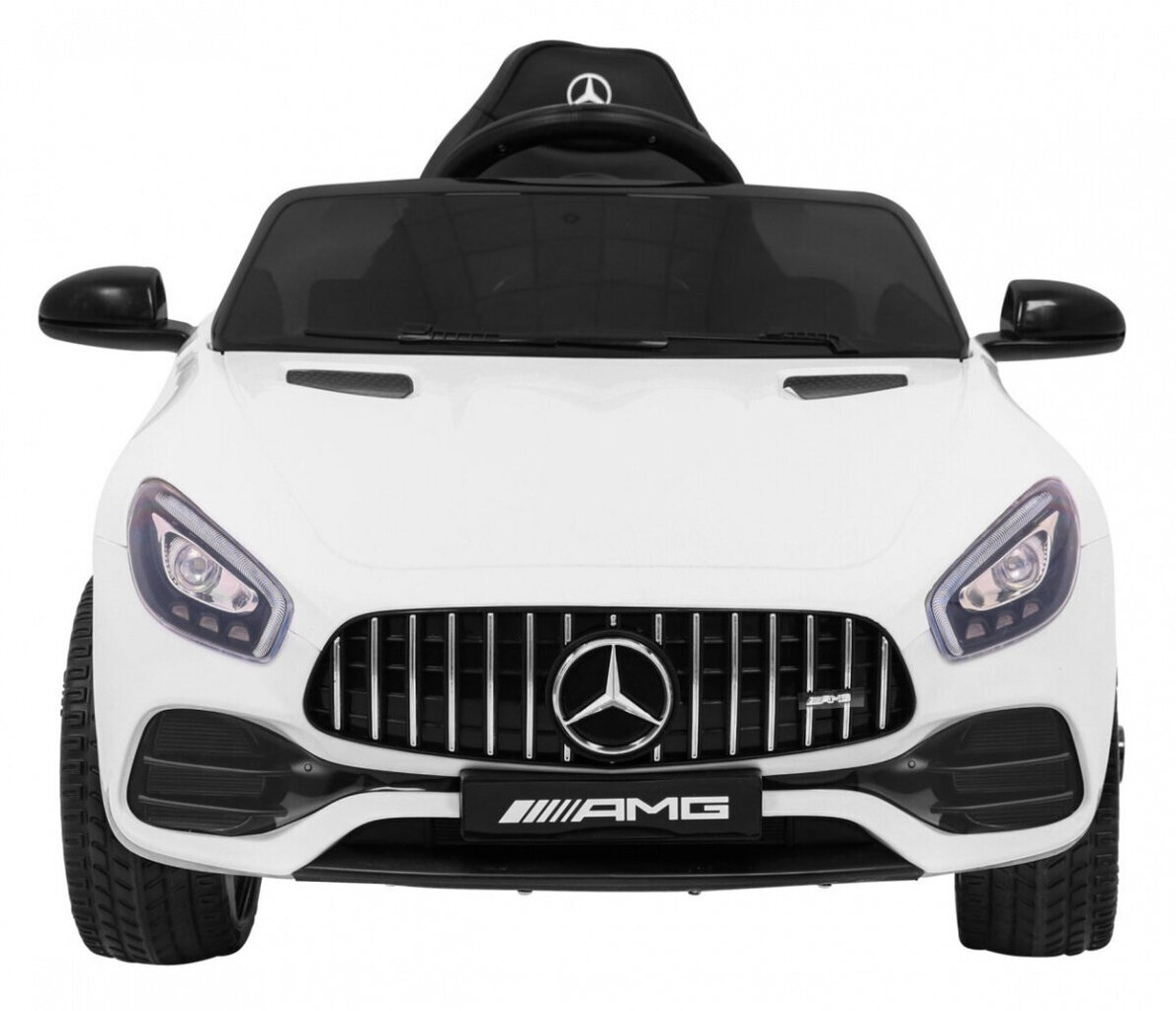 Mercedes Benz GT, sähköauto, valkoinen hinta ja tiedot | Lasten sähköautot | hobbyhall.fi