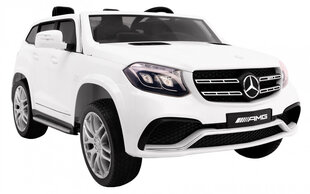 Mercedes Benz GLS 63 sähköauto, valkoinen hinta ja tiedot | Lasten sähköautot | hobbyhall.fi