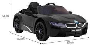 BMW I8 LIFT sähköauto, musta hinta ja tiedot | Lasten sähköautot | hobbyhall.fi