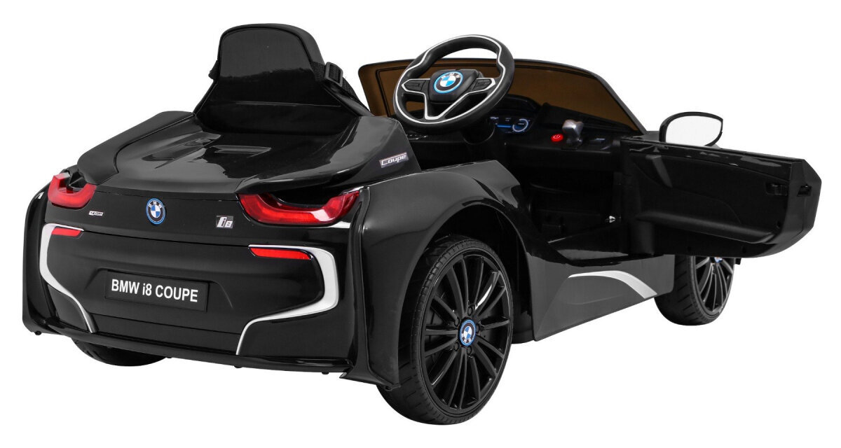 BMW I8 LIFT yksipaikkainen sähköauto, musta hinta ja tiedot | Lasten sähköautot | hobbyhall.fi