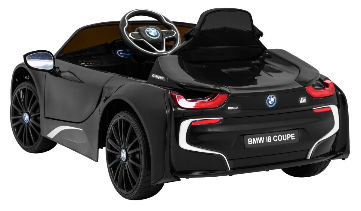 BMW I8 LIFT yksipaikkainen sähköauto, musta hinta ja tiedot | Lasten sähköautot | hobbyhall.fi