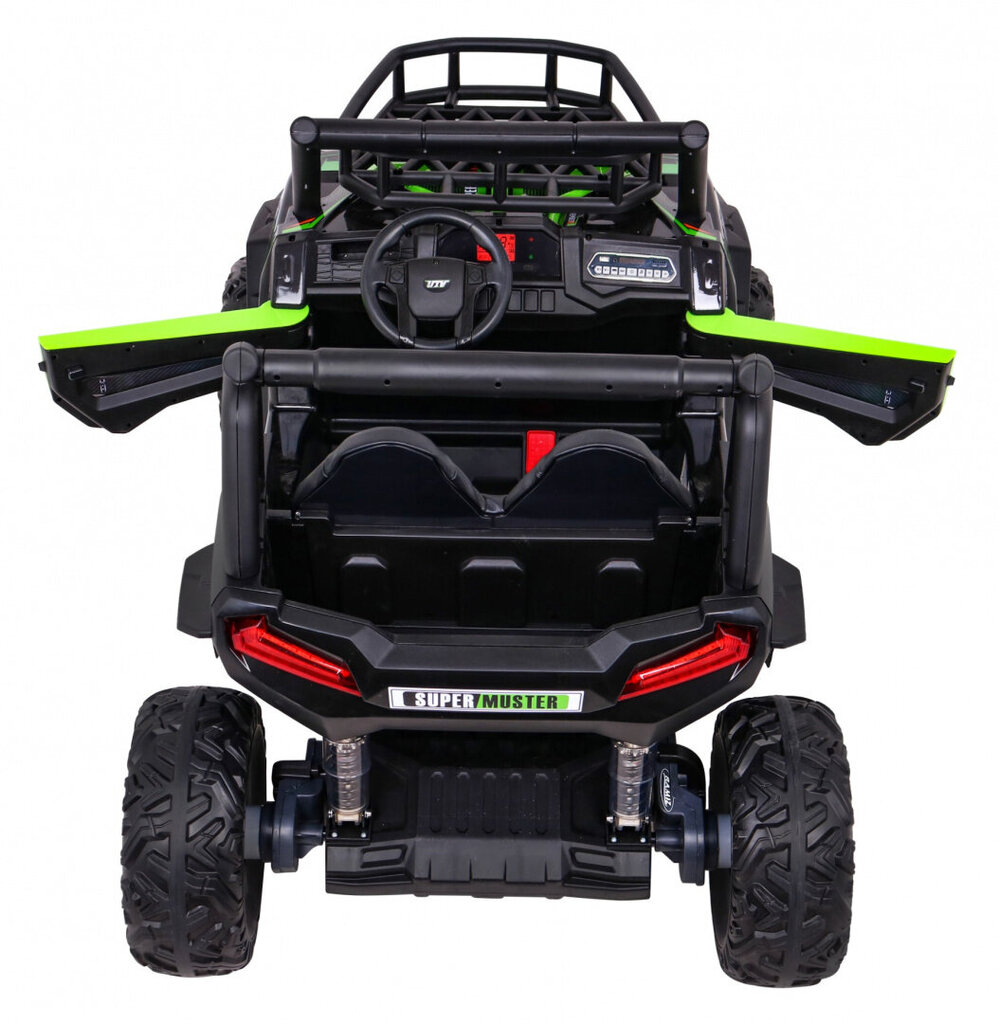 Kaksinkertainen sähköauto Buggy UTV, vihreä hinta ja tiedot | Lasten sähköautot | hobbyhall.fi