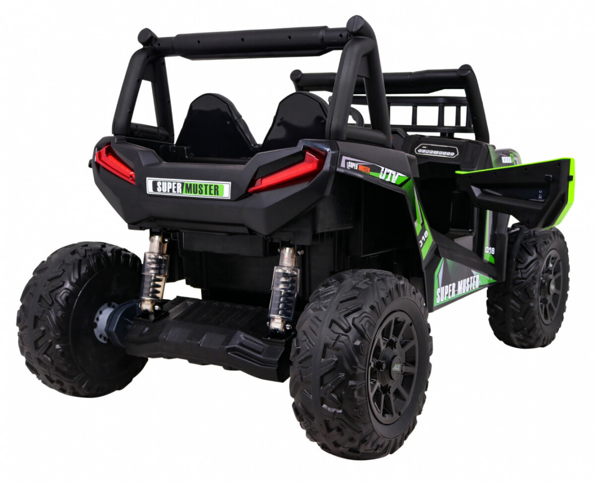 Kaksipaikkainen sähköauto Buggy UTV, vihreä hinta ja tiedot | Lasten sähköautot | hobbyhall.fi