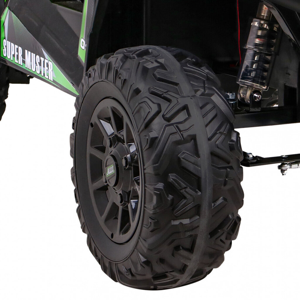 Kaksipaikkainen sähköauto Buggy UTV, vihreä hinta ja tiedot | Lasten sähköautot | hobbyhall.fi