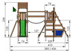 Lasten leikkipaikka Jungle Gym Voyager 1-Climb hinta ja tiedot | Lasten leikkimökit ja -teltat | hobbyhall.fi