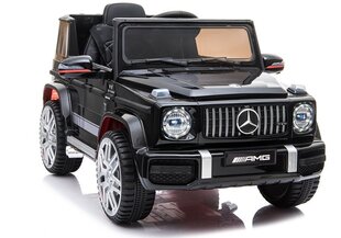 Mercedes G63 sähköauto lapsille, musta hinta ja tiedot | Lasten sähköautot | hobbyhall.fi