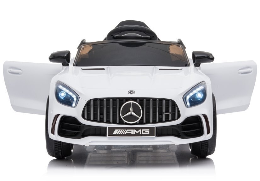 Yksittäinen sähköauto lapsille Mercedes AMG GT R, valkoinen hinta ja tiedot | Lasten sähköautot | hobbyhall.fi