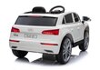 Audi Q5 yksipaikkainen sähköauto lapsille, valkoinen hinta ja tiedot | Lasten sähköautot | hobbyhall.fi