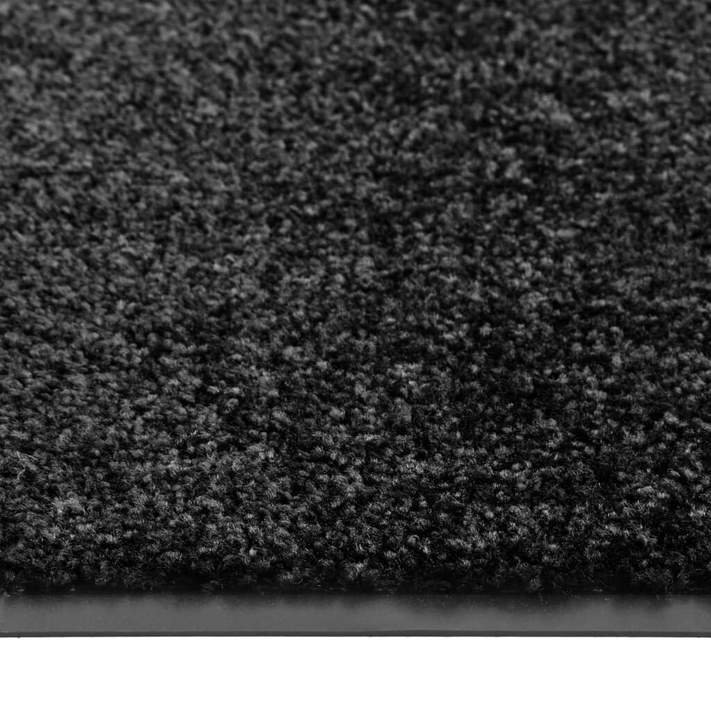 vidaXL Ovimatto musta 90x150 cm hinta ja tiedot | Ovimatot | hobbyhall.fi