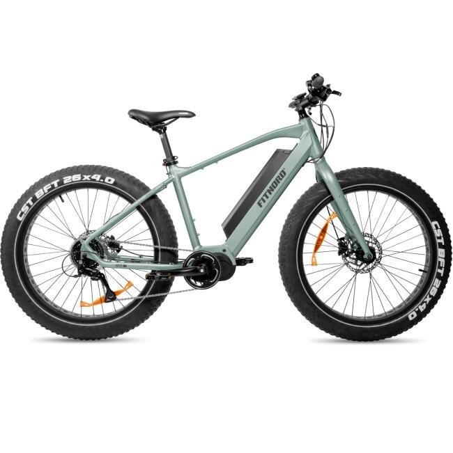 FitNord Rumble 500 Sähköfatbike, minttu (720 Wh tehoakku) - Runko 53 cm, renkaat 26" - Ajajan pituus 175-195 cm hinta ja tiedot | Sähköpyörät | hobbyhall.fi