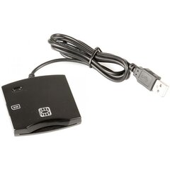 DNI ID-kortinlukija PC / SC / CCID ISO7816 USB (+SIM) Musta hinta ja tiedot | Adapterit | hobbyhall.fi