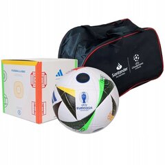 Jalkapallo Adidas Euro24 laatikolla IN9369 + Laukku hinta ja tiedot | Jalkapallot | hobbyhall.fi
