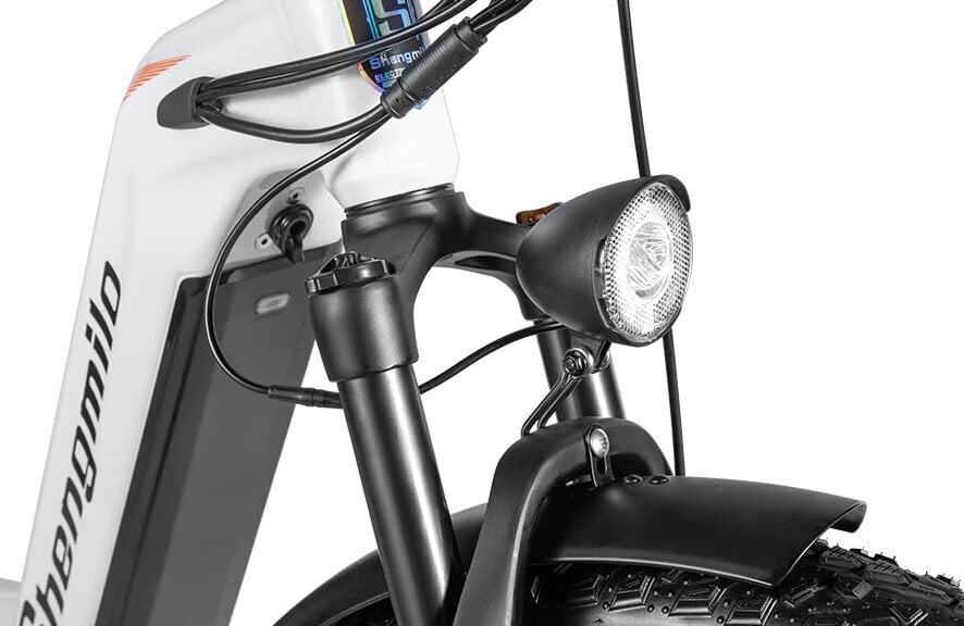 Sähköpyörä Shengmilo MX06 26", valkoinen, 500W hinta ja tiedot | Sähköpyörät | hobbyhall.fi