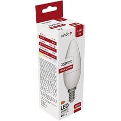 Avide LED-lamppu 2,5W B35 E14 3000K hinta ja tiedot | Lamput | hobbyhall.fi