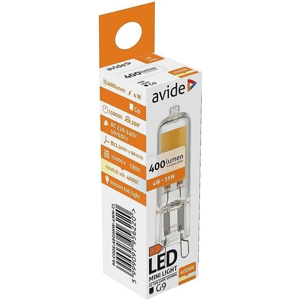 LED-lamppu Avide 4W G9 COB 4000K