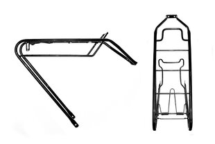 Takateline, 28" pyörille hinta ja tiedot | Polkupyörän tavaratelineet ja korit | hobbyhall.fi