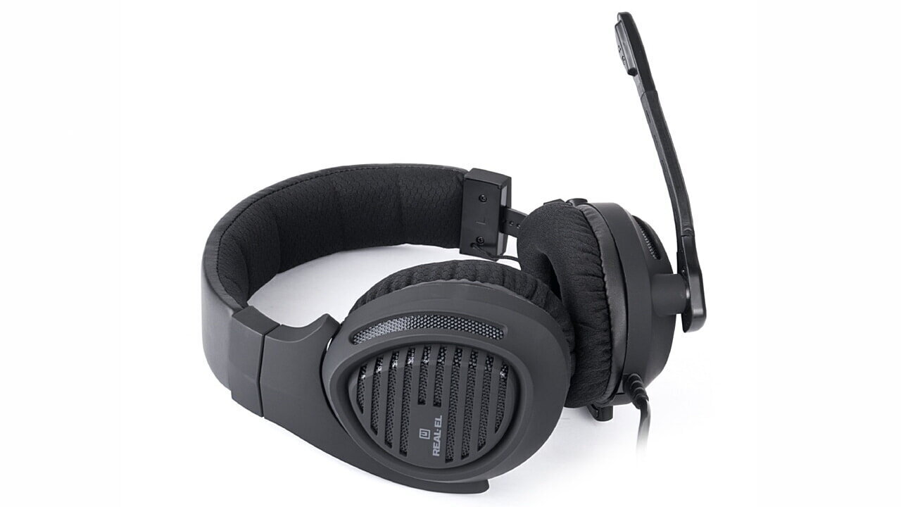 Real-EL GDX-7880, Pelistereokuulokkeet mikrofonilla hinta ja tiedot | Kuulokkeet | hobbyhall.fi