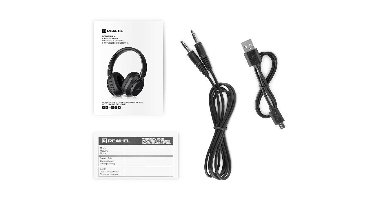 REAL-EL GD-860, Bluetooth kuulokkeet hinta ja tiedot | Kuulokkeet | hobbyhall.fi