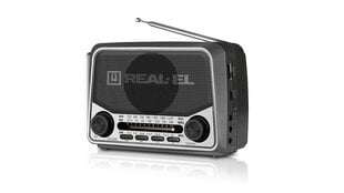 REAL-EL X-525, Bluetooth, retroradio hinta ja tiedot | Kelloradiot ja herätyskellot | hobbyhall.fi