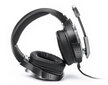 REAL-EL GDX-7680, Kuulokkeet mikrofonilla, valaistus, musta hinta ja tiedot | Kuulokkeet | hobbyhall.fi