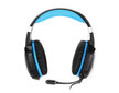 REAL-EL GDX-7500, stereo mikrofonilla, musta ja sininen hinta ja tiedot | Kuulokkeet | hobbyhall.fi