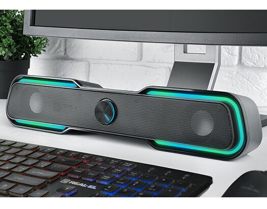 REAL-EL S-180 Soundbar, RGB, Blacklight, W6 hinta ja tiedot | Kaiuttimet | hobbyhall.fi