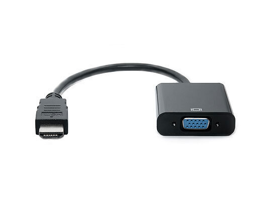 REAL-EL, sovitin Hdmi-VGA hinta ja tiedot | Adapterit | hobbyhall.fi