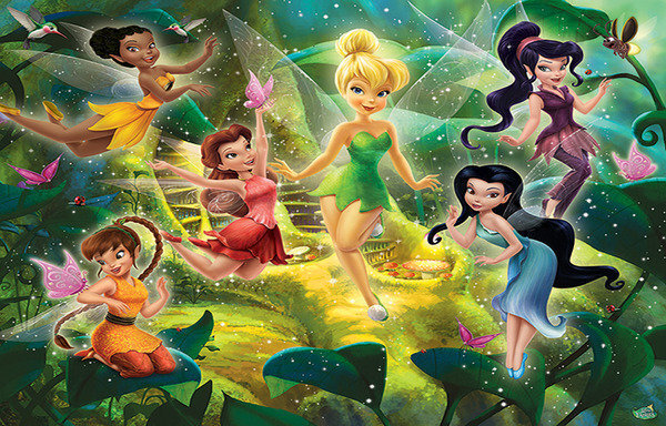 Valokuvatapetti Disney Fairies hinta ja tiedot | Lastenhuoneen valokuvatapetit | hobbyhall.fi