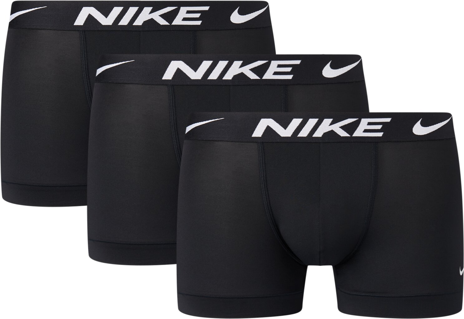 Nike bokserit miehille Dri-Fit Essential Micro Trunk, 3 kpl, mustat hinta ja tiedot | Miesten alushousut | hobbyhall.fi