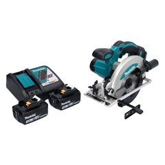 Akkupyörösaha Makita DSS 610 RF 18V 165mm + 2x akku 3.0Ah + laturi hinta ja tiedot | Sahat ja sirkkelit | hobbyhall.fi