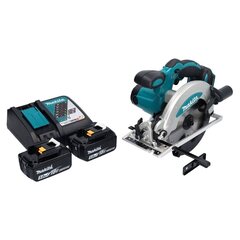 Akkupyörösaha Makita DSS 610 RT 18V 165mm + 2x akku 5.0Ah + laturi hinta ja tiedot | Sahat ja sirkkelit | hobbyhall.fi