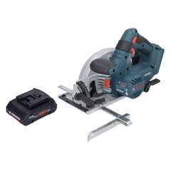 Akkupyörösaha Bosch GKS 18V-57-2 Professional 18 V 165 mm + 1x ProCORE-akku 4,0 Ah - ilman laturia hinta ja tiedot | Sahat ja sirkkelit | hobbyhall.fi