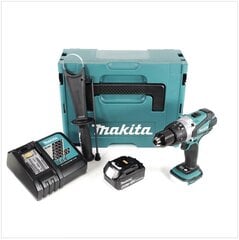 Akkuiskuporakone Makita DHP 458 RM1J 18 V 91 Nm + 1x akku 4,0 Ah + laturi + Makpac hinta ja tiedot | Akkuporakoneet ja ruuvinvääntimet | hobbyhall.fi