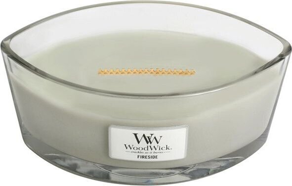 WoodWick tuoksukynttilä Fireside Elipsa 453,6 g hinta ja tiedot | Kynttilät ja kynttilänjalat | hobbyhall.fi