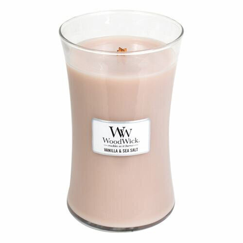 WoodWick tuoksukynttilä Vanilla &amp; Sea Salt 609,5 g hinta ja tiedot | Kynttilät ja kynttilänjalat | hobbyhall.fi