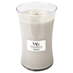 WoodWick tuoksukynttilä Warm Wool 609,5 g hinta ja tiedot | Kynttilät ja kynttilänjalat | hobbyhall.fi