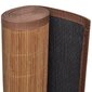 vidaXL Suorakulmainen ruskea bambumatto 80x300 cm hinta ja tiedot | Isot matot | hobbyhall.fi