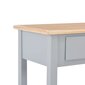 vidaXL Sivupöytä harmaa 110x35x80 cm MDF hinta ja tiedot | Olohuoneen kaapit ja lipastot | hobbyhall.fi