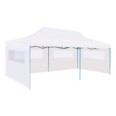 vidaXL Kokoontaitettava pop-up juhlateltta 3x6 m valkoinen hinta ja tiedot | Puutarhapaviljongit | hobbyhall.fi