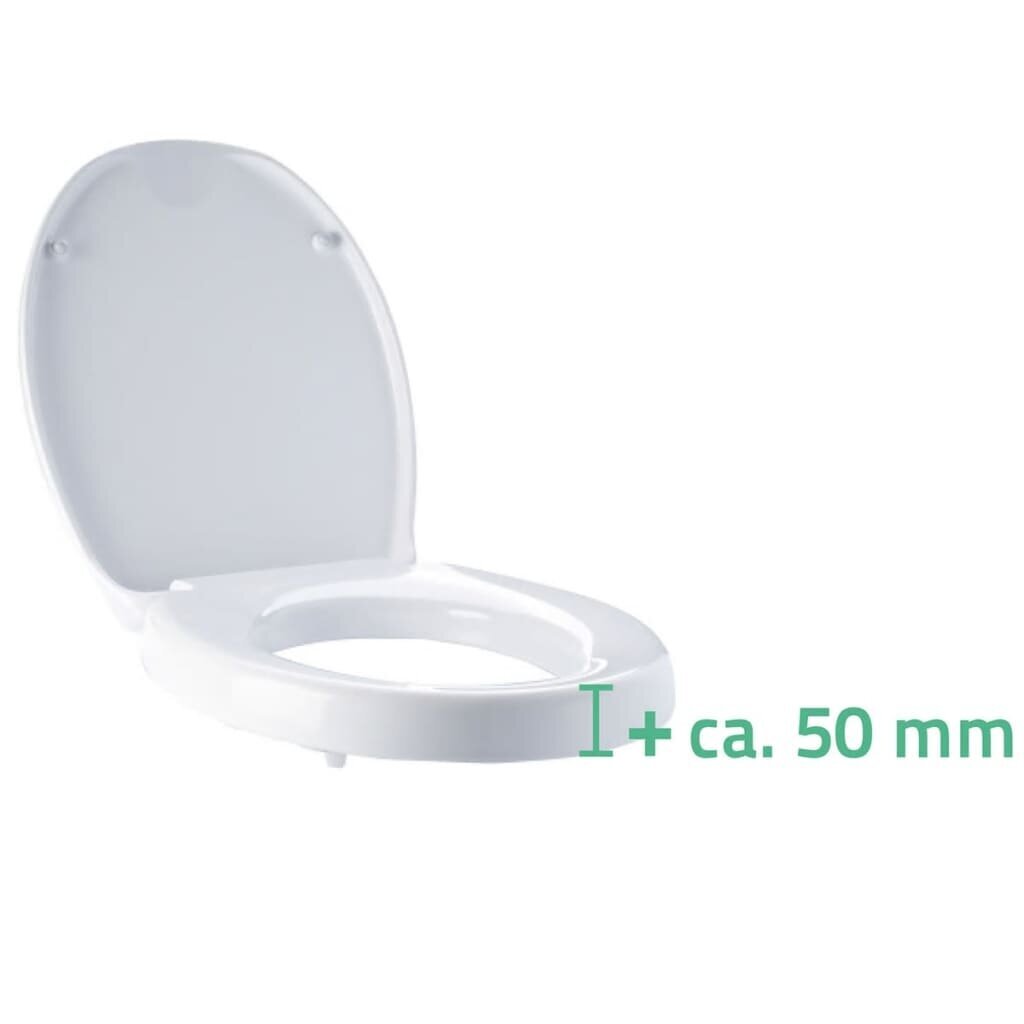 RIDDER WC-istuimen kansi Premium pehmeästi sulkeutuva valkoinen hinta ja tiedot | WC-istuimen lisätarvikkeet | hobbyhall.fi