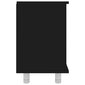 vidaXL Kylpyhuonekaappi musta 60x32x53,5 cm lastulevy hinta ja tiedot | Kylpyhuonekaapit | hobbyhall.fi