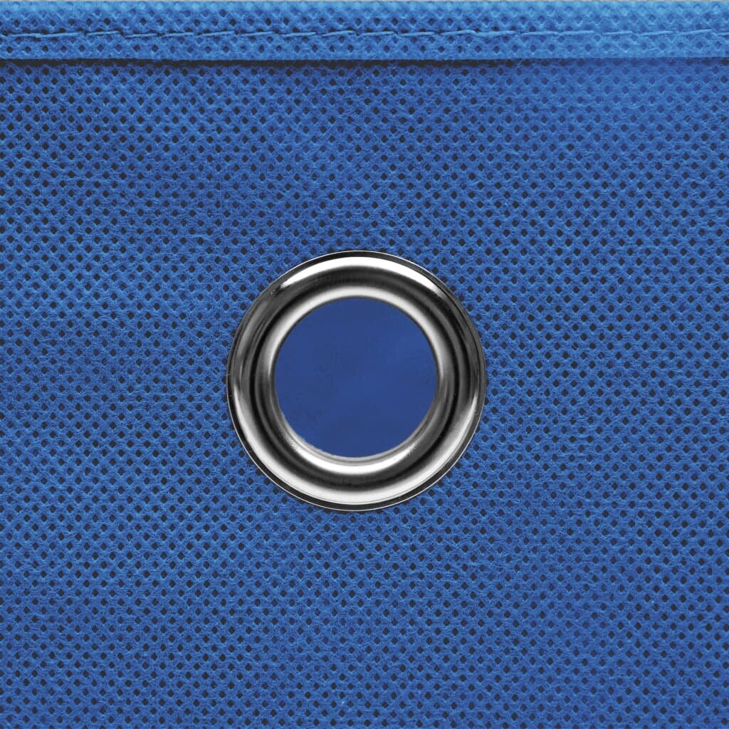vidaXL Säilytyslaatikot 4 kpl kuitukangas 28x28x28 cm sininen hinta ja tiedot | Säilytyslaatikot ja -korit | hobbyhall.fi