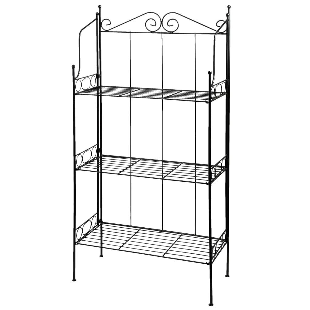 Esschert Design Etagere 3-tasoinen hylly L hinta ja tiedot | Kukkatelineet ja kukkapöydät | hobbyhall.fi