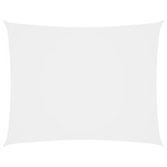 vidaXL Aurinkopurje Oxford-kangas suorakaide 2,5x4 m valkoinen hinta ja tiedot | Aurinkovarjot ja markiisit | hobbyhall.fi