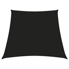 vidaXL Aurinkopurje Oxford-kangas puolisuunnikas 4/5x4 m musta hinta ja tiedot | Aurinkovarjot ja markiisit | hobbyhall.fi
