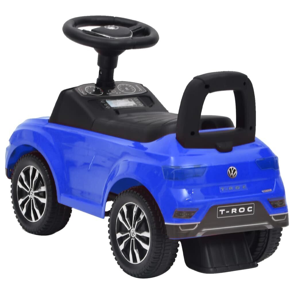 vidaXL Potkuauto Volkswagen T-Roc sininen hinta ja tiedot | Vauvan lelut | hobbyhall.fi